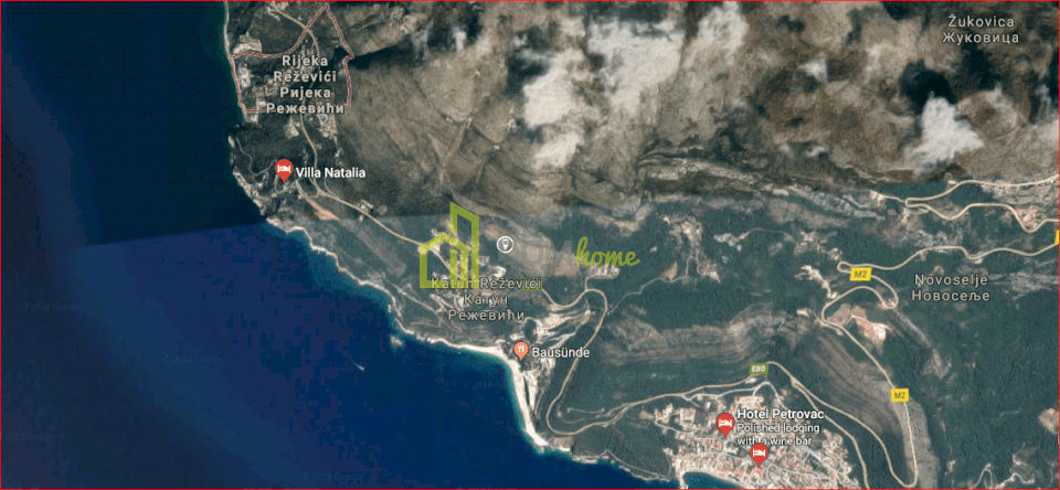 Plac 3560m2, Budva-Reževići